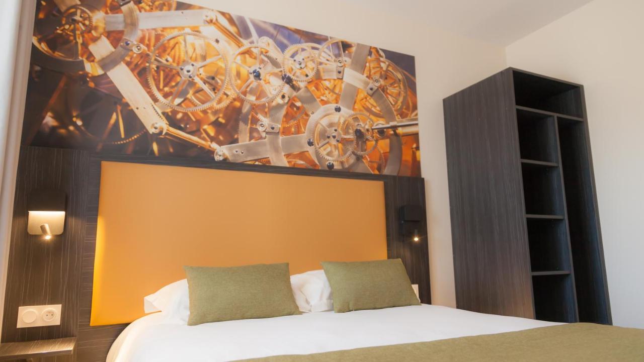 L'Horloge Gourmande Hotel Donzere Bagian luar foto