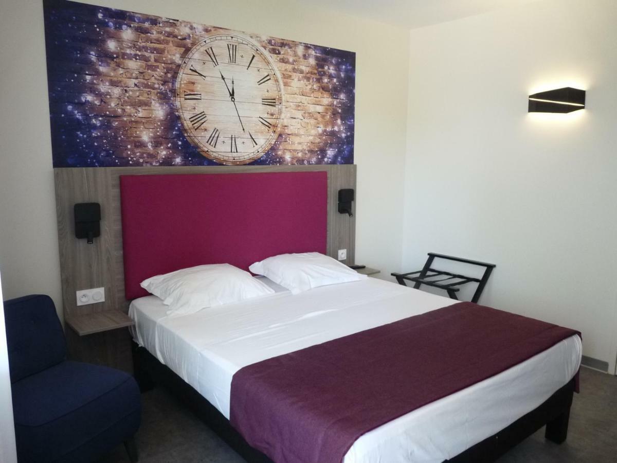 L'Horloge Gourmande Hotel Donzere Bagian luar foto
