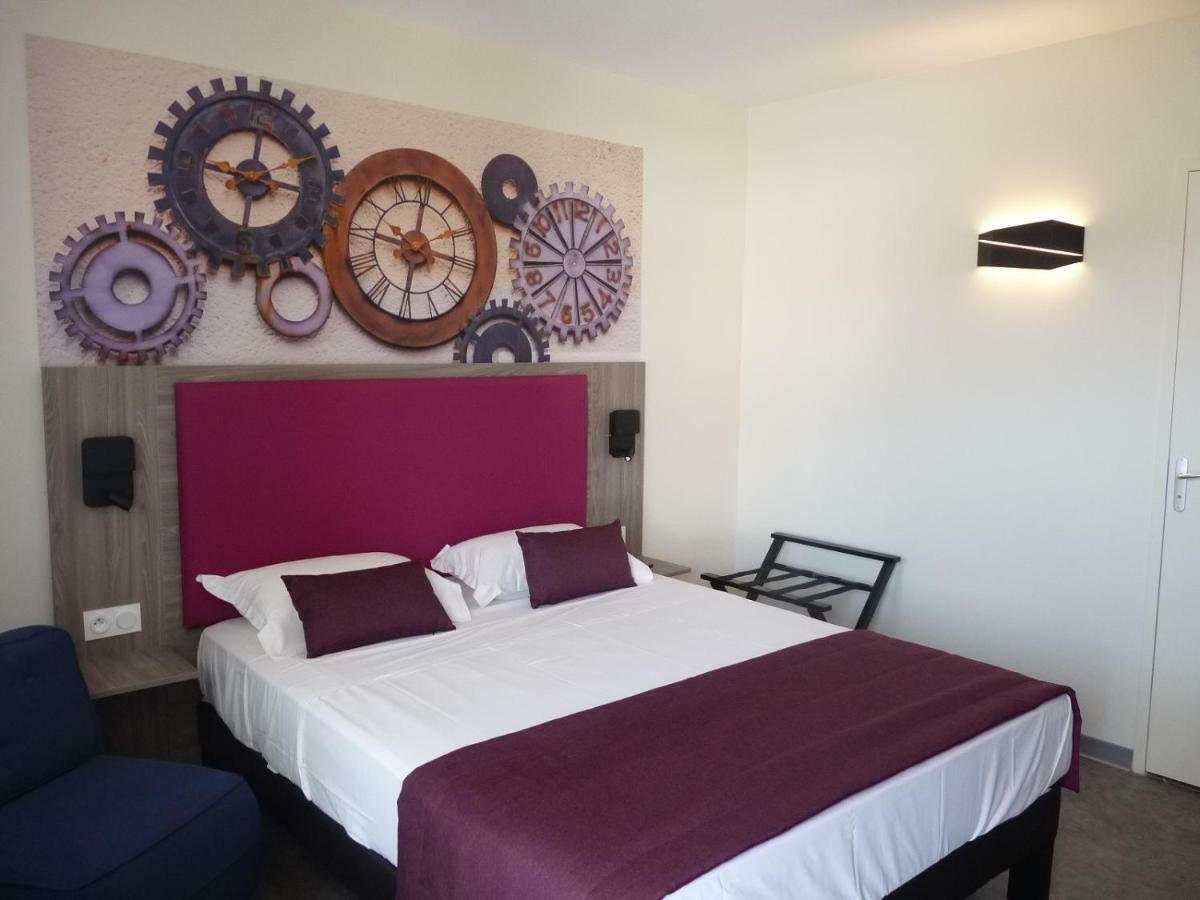 L'Horloge Gourmande Hotel Donzere Bagian luar foto